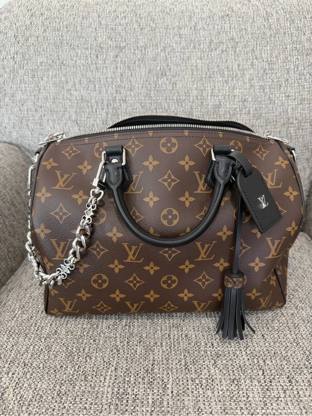 Louis Vuitton Speedy Soft 30 Dark Bag - Picture 1 of 13
